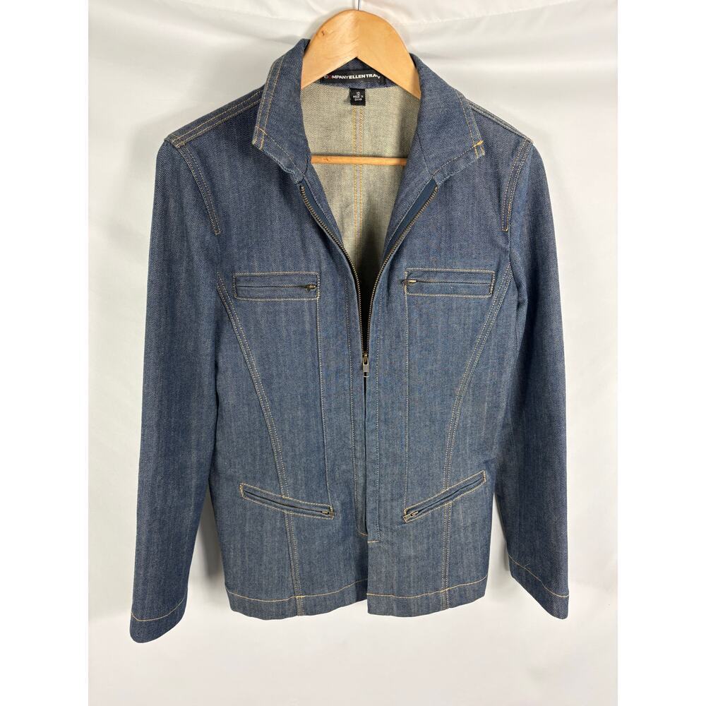Company Ellen Tracy Vintage Zip Up Jean Jacket Size 12